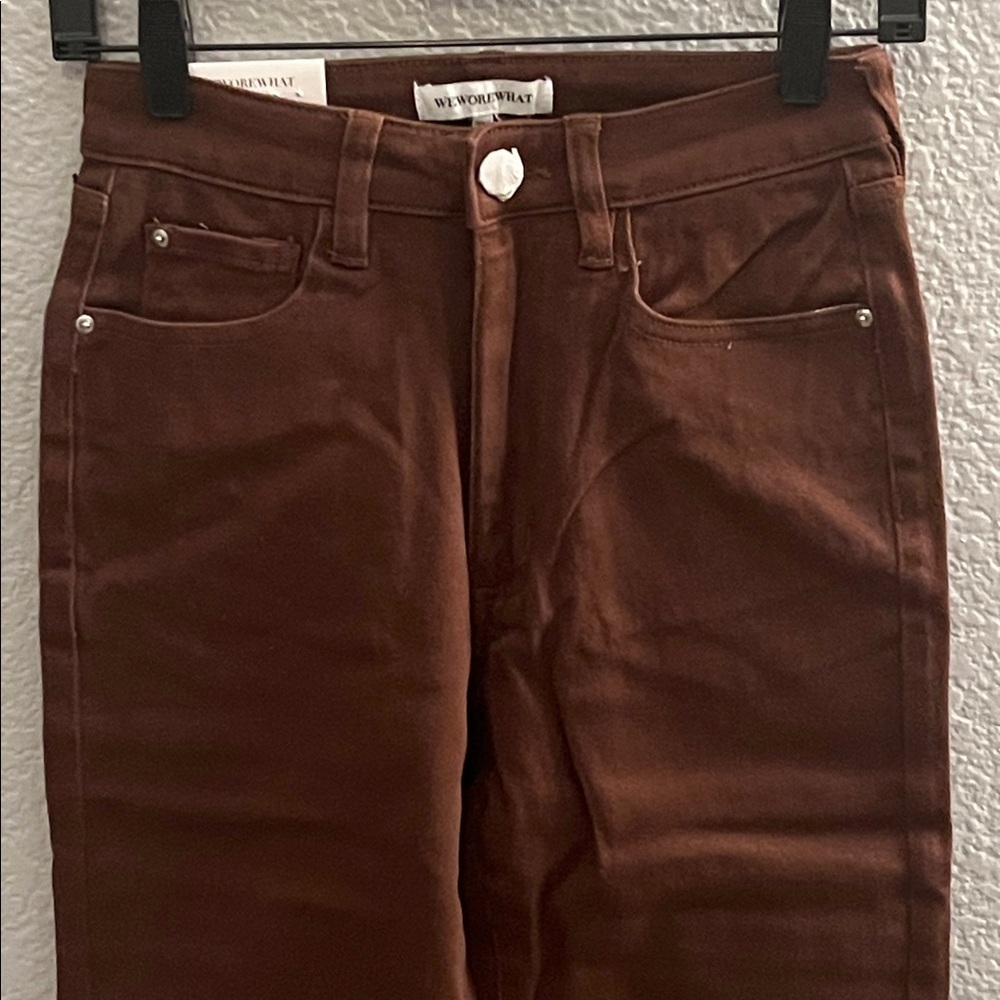 WeWoreWhat Icon Jeans in Cocoa Size 24 - Picture 6 of 10